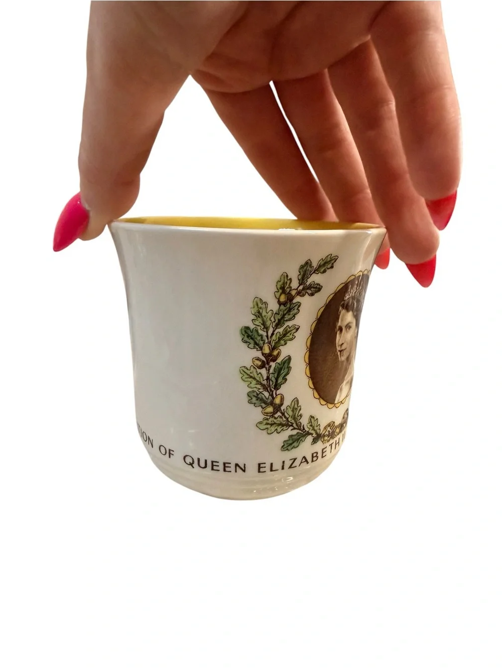 Vintage Royal Doulton Queen Elizabeth II 1953 Coronation Commemorative Mug